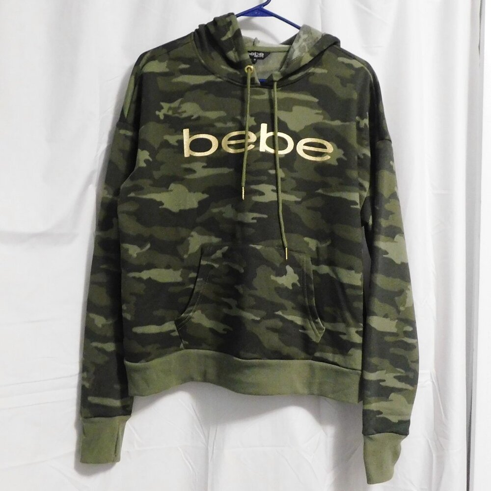 Bebe Green Camo Hoodie - 1X - NWT
